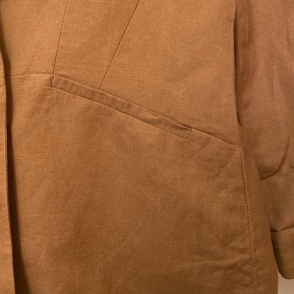 Zara Basic Woman’s Blazer, Size Medium, Light Bro… - image 6